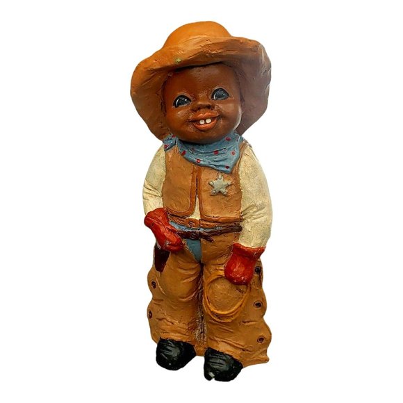 ALL GOD'S CHILDREN figurine "ELI" Cowboy 1986 Signed By Martha Holcombe - Picture 1 of 9